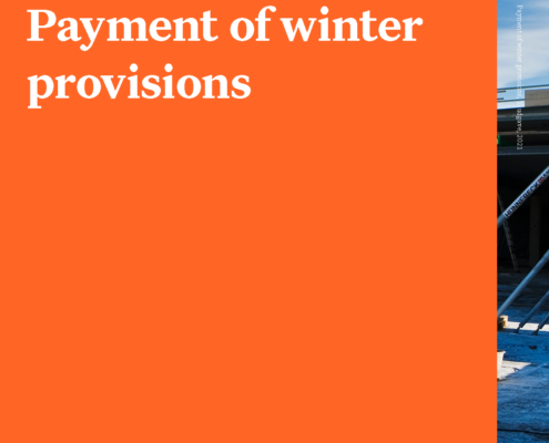 Payment of winter provisions