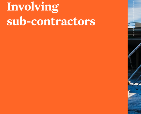 Involving sub-contractors