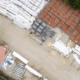 Dronefoto af byggeplads i Gladsaxe